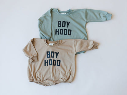 BoyHood Oversized Sweatshirt Romper