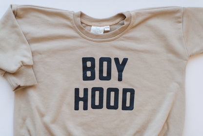 BoyHood Oversized Sweatshirt Romper