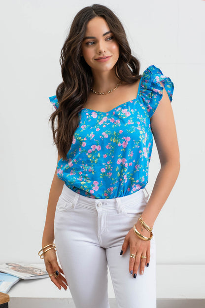 Garden Gate Ruffle Top