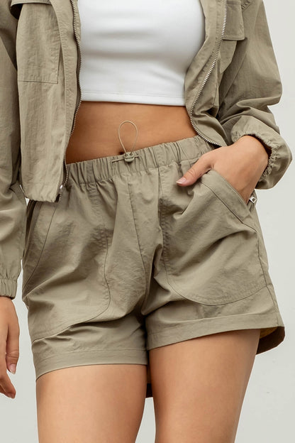 No Rules Drawstring Shorts