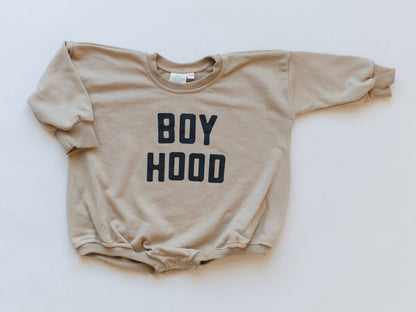 BoyHood Oversized Sweatshirt Romper